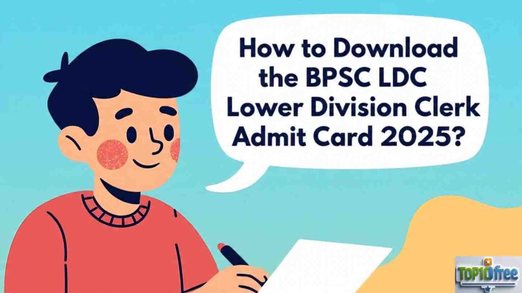 How to Download the BPSC LDC Lower Division Clerk Admit Card 2025?