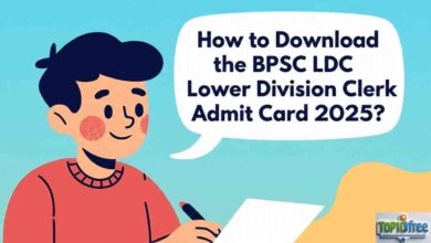 How to Download the BPSC LDC Lower Division Clerk Admit Card 2025?
