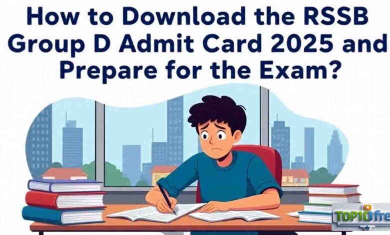 How to Download the RSSB Group D Admit Card 2025 and Prepare for the Exam?